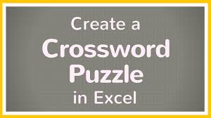 It's possible to conserve yourself the macros you develop in the workbook you're currently using or in your own personal workbook. Learn How To Make A Crossword Puzzle In Excel This Way Your Puzzle Can Have The Words You Want For The Theme Y Excel Tutorials Microsoft Excel Tutorial Excel