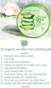 Other are very expensive and sticky at the same time. 9 Aloevera Ideas Nature Republic Aloe Vera Nature Republic Aloe Vera Gel