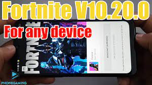 Open any browser app on your phone and click on this download fortnite_v18.10.apk link to . Fortnite V10 20 0 Install For Any Android Devices Apk Fix