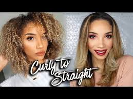 Love the look of perfectly sleek, straight do you find that your hair starts to go frizzy within hours of straightening it? How To Straighten Curly Hair Fast How I M Growing My Hair Out Youtube