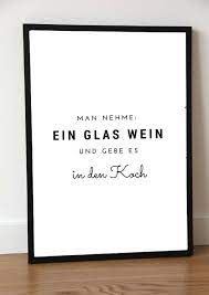 Sammlung sprüche mit bis zu 18. Druck Print Kuche A4 Etsy Zitate Lustige Spruche Spruch Kuche