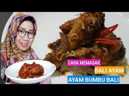 Ayam goreng is an indonesian and malaysian dish consisting of chicken deep fried in oil. Cara Memasak Bali Ayam Ayam Bumbu Bali Youtube