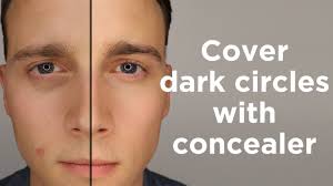 cover dark circles with concealer men