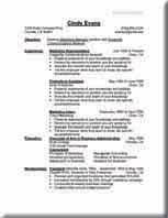 reverse chronological resume samples