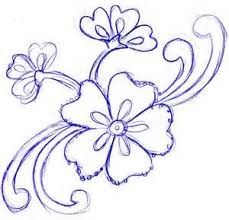 Pin By Victoria Colegio On Sketch It Up Flower Sketches Flower Drawing Simple Flower Drawing Delicate flowers stock illustrationby grgroup9/3,312.