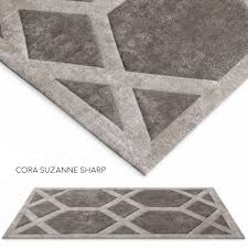 Cora Suzanne Sharp 3d Model Contemporary Rug 3d Model Decor