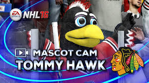 Nhl, the nhl shield, the word mark and image of the stanley cup and nhl conference logos are registered trademarks of the national hockey league. Nhl 16 Mascot Cam Tommy Hawk Chicago Blackhawks Youtube