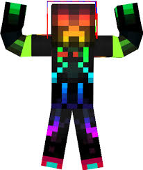 Rainbow Creeper Nova Skin How to install minecraft skins. rainbow creeper nova skin
