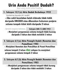 Ketua polis daerah johor bahru selatan, asisten komisioner mohd padzli mohd zain berkata, ujian saringan ke atas pemandu itu mendapati dia positif dadah dan akan disiasat mengikut seksyen 15(1)(a) akta dadah. Aadk Daerah Sepang Apa Akan Terjadi Bila Urin Anda Positif Facebook