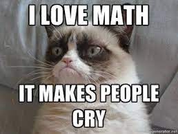 Grumpy Cat Meme I Love Math Grumpy Cat