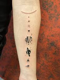 Small astronomy temporary tattoos for women and men. Thought Of Show You My New Tattoo Astronomy