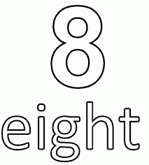 There are tons of great resources for free printable color pages online. Number 8 Coloring Page Coloring Home