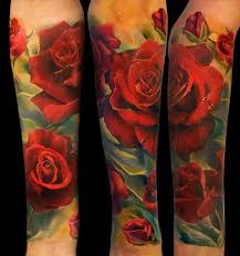 Rote Rose Full Sleeve Tattoo Sleeve Tattoos For Women Half Sleeve Tattoo Half Sleeve Rose Tattoo