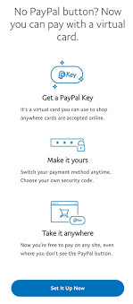 They all sync up with your paypal account to allow for easy transfers. Use Paypal Anywhere Online With A Paypal Key Virtual Card Creditcards Com