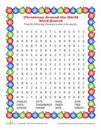 Worksheets Christmas Around The World Word Search For Kids Adults Christmas Classroom Christmas Party Activities Classroom Christmas Party