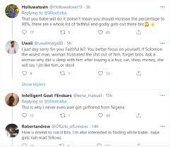 Being together in that setting is extremely vulnerable and takes your comfortability with each other to another level. 90 Of Nigerian Girls Who Are In Serious Relationship Will Sleep With Another Guy For N500k Informone