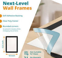 Letter-Size Adhesive Frames