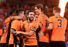 Eric bautheac (#22) ordered off the field to sort out his shirt number, has to tack on tape to a shirt with 77 to make it look like 22. Adelaide United Vs Brisbane Roar A League Live Scores Blog