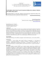 Is poverty a concern of a corporation? Pdf Exploring The Use Of Agent Based Modelling In Mixed Methods Research