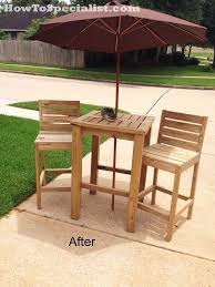Building a home bar can be a simple woodworking project and pretty budget friendly. Diy Bar Stool Howtospecialist How To Build Step By Step Diy Plans