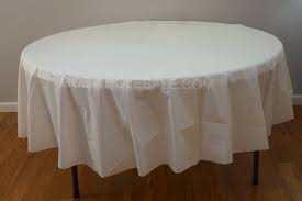 Large 96 Round White Plastic Tablecloth In 2020 Plastic Tablecloth Table Cloth Cloth Table Covers