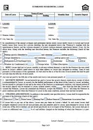Lease Agreement Template Residential Tenancy Rental Florida Maker ...