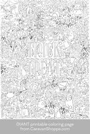 30 429 halloween sign of spider webs. Giant Halloween Coloring Poster Caravan Shoppe