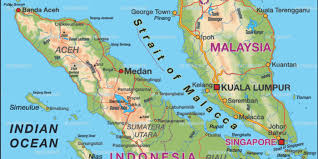 Distance between kuala lumpur and malacca is 122 kilometers (76 miles) in malaysia. Map Of Strait Of Malacca Region In Malaysia Indonesia Welt Atlas De
