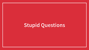 The Most Stupid Questions to Make You Laugh and Think