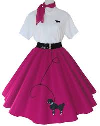 Scroll to the bottom of the page or click here to jump to the history of. Womens 5 Pc 50 S Poodle Skirt Outfit For Adult S M L Xl Etsy