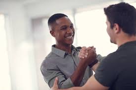 Sometimes Business Partners Sometimes Bros Stock Photo - Download Image Now  - Brother, Handshake, Achievement - iStock