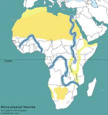 Blank physical map of africa with rivers and mountains and desert. Test Your Geography Knowledge Africa Physical Features Quiz Lizard Point Quizzes