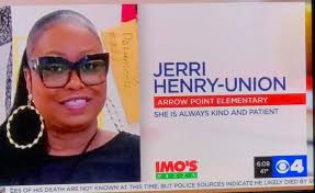 Arrowpoint families, Mrs. Henry is one of ours...please show some love!