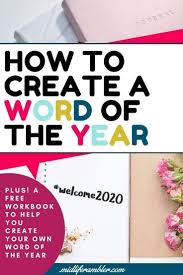 Why You Should Ditch Your New Year S Resolution And Pick A Word Of The Year Instead In 2020 Words Personal Growth Motivation New Years Resolution