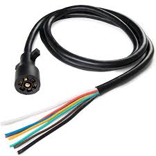 Check spelling or type a new query. Ul Li 7 5ft 7 Way Electrical Plug Trailer Rv Towing Camper Wiring Harness Li Li Heavy Duty Cable Is Weather Chemical Moisture And Abrasion Resistant Li Li Color Coded Wires Allow For Simple Secure Installation Of Rv And Towing Hook Up Li Li