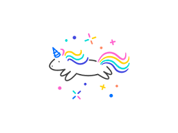 Galloping Unicorn Unicorn Unicorn Life Svg Animation