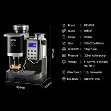 Maybe you would like to learn more about one of these? Buy Devisib Professional All In One Espresso Coffee Machine Americano Maker With Bean Grinder And Milk Frother Become Barista Easily Hepsia