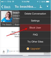Pof Block User Menu Link Iphone Blocks Plenty Of Fish Fish