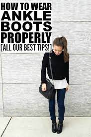 Fashion 101 5 Tips To Teach You How To Wear Ankle Boots How To Wear Ankle Boots Ankle Boots With Leggings How To Wear Leggings