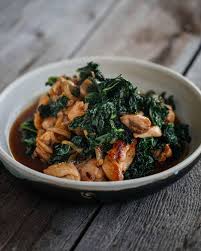 Chicken Kale With Oyster Sauce Recipe Easy Asian Home Cooking Recipes Chicken And Kale Recipes Asian Vegetables Chicken Kale