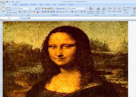 10 Incredible Works Of Art Made In Microsoft Excel Microsoft Excel Artwork Digital Artist