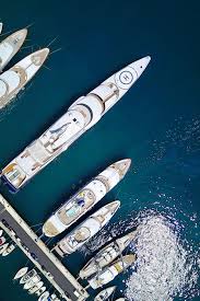 Megayachts In Port Hercule Monaco Port Hercules Drone Photos