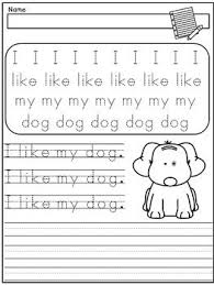 Handwriting Practice Sheets Sentences For Beginning Or Struggling Writers Learn Handwriting Handwriting Practice Handwriting Analysis