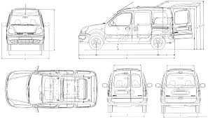 Renault Kangoo 2004 Png 1 558 890ピクセル Renault 4 Planos