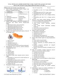 Soal essay biologi kelas 11 semester 1 beserta jawabannya. Soal Biologi Kelas Xi Beserta Gamba