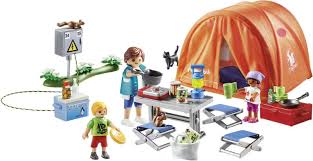 Playmobil Οικογενειακή Σκηνή Camping (70089) – Colorful
