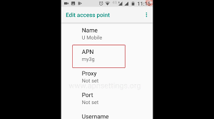 Karena kalau salah, bisa menyebabkan gangguan. U Mobile Apn Settings For Android 4g Lte Youtube