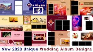 Download Latest 2020 Wedding Album 12x36 Psd Sheets Designs With 200px Quality And Fully Editable Supporte Wedding Album Layout Album Design Layout Wedding Album Cover