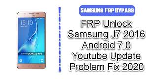 Both support samsung pay and feature a new social camera. Frp Unlock Samsung J7 2016 Android 7 0 Youtube Update Problem Fix 2020