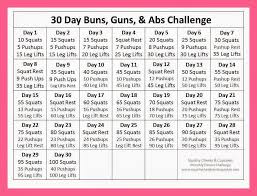 66 High Quality Printable 30 Day Ab Challenge